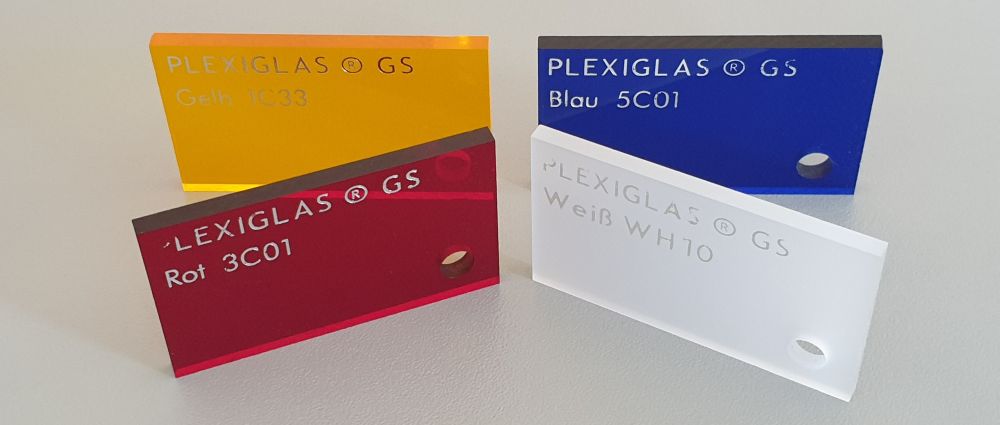 Plexiglas® farbig Plexiglas® farbig