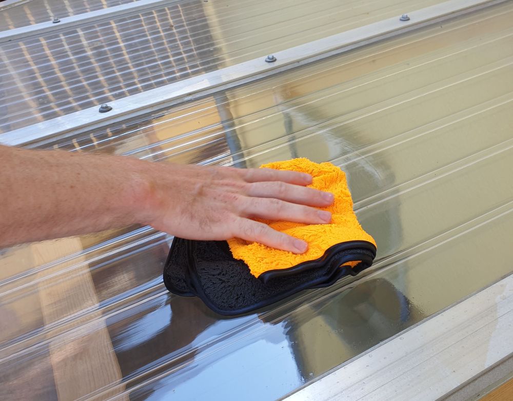 Doppelstegplatten reinigen Doppelstegplatten reinigen