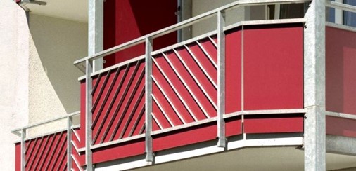 HPL-Platten zur Balkonverkleidung HPL-Platten zur Balkonverkleidung