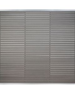 WPC Zaunlamellen | schiefergrau - silber | Serie HÖRVIG