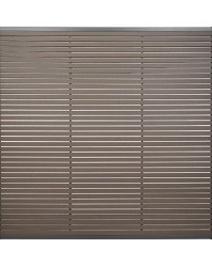 WPC Zaunlamellen | schokobraun - anthrazit | Serie HÖRVIG