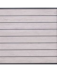 WPC Zaunlamellen Set | sand - anthrazit | Serie GOTLAND