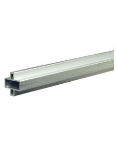 Alu-Leisten Befestigungsset Serie WAREN | für Aluminium Steckpfosten | silber