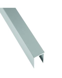 Alu-Leisten Befestigungsset Serie WAREN | für Aluminium Steckpfosten | silber