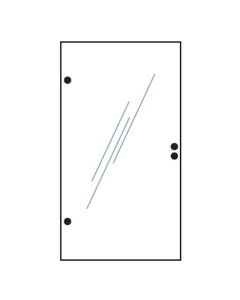 Glastür | Klarglas | Sichtschutz VETRO