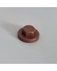 Abdeckkappen für Edelstahlschrauben 3/8 Zoll | nussbraun (RAL8011)