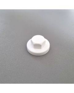 Abdeckkappen für Edelstahlschrauben 3/8 Zoll | rein weiß (RAL9010)