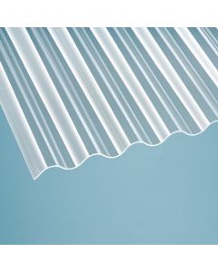 Acrylglas Wellplatten 76/18 Sinus glatt klar