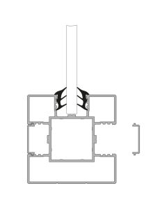 Aluminium Systempfosten | Sichtschutz VETRO