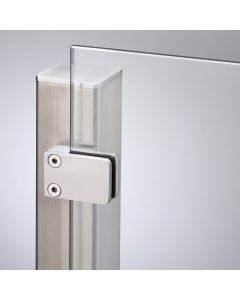 Anfangspfosten-Set - Sichtschutz Vetro | V2A Edelstahl