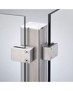 Eckpfosten-Set - Sichtschutz Vetro | V2A Edelstahl