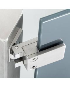 Wandklemmbacken-Set - Sichtschutz Vetro | Edelstahl