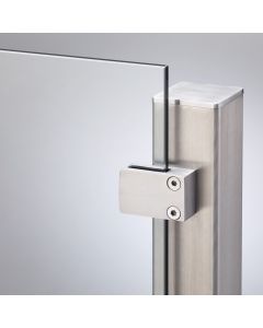 Endpfosten-Set - Sichtschutz Vetro | V2A Edelstahl