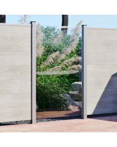 Glaselement Sichtschutz RUDE | ESG 8mm | Klarglas