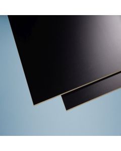 HPL-Platten von Crown | 6mm | B2 | 3050mm x 1300mm | Schwarz (ähnlich: RAL8022) | DIN EN 438-4