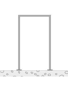 Aluminium Pfostenzarge| Sichtschutz VETRO