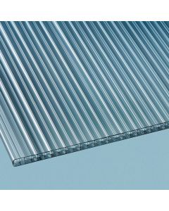 Dacheindeckung Komplettset | Polycarbonat Stegplatten 16mm | X-Struktur graphit