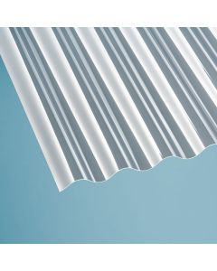 Polycarbonat Wellplatte 76/18 sinus klar 1,3mm