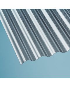 Polycarbonat Wellplatte 76/18 sinus anthrazit 1,4mm | Gerillt