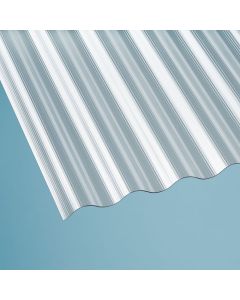 Polycarbonat Wellplatte 76/18 sinus klar 1,4mm | Gerillt