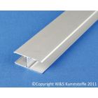 Aluminium H-Profil für Stegplatten 16mm