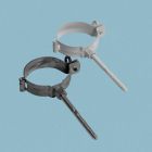 Aluminium Rohrschelle für Fallrohre Ø80mm 