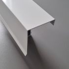 Aluminium Klemmdeckel mit Wetterschenkel für WILKULUX® & EASY® Profilsysteme in 60mm
