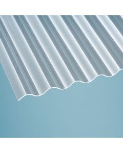Acrylglas Wellplatten 76/18 C-Struktur klar