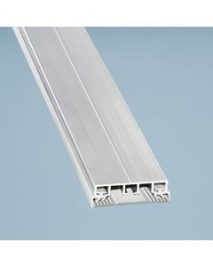 Aluminium Universalprofil für Stegplatten - Unterleggummi dünn