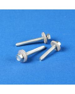 Edelstahlschrauben mit Neoprendichtscheibe für Metall | 6,3mm x 75mm