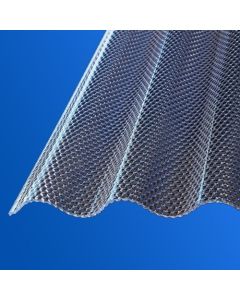 Plexiglas ® Wellplatten XT Resist Sinus 76/18 Wabenstruktur farblos 3mm