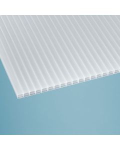 Polycarbonat Stegplatte 3-fach opal-weiß 16mm
