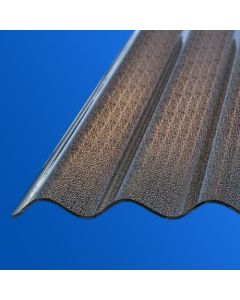 Polycarbonat Wellplatten 76/18 C-Struktur rauchbraun 2,8mm