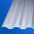 Polycarbonat Wellplatten ca. 1mm | Metallic Look 76/18 | Silvergrey