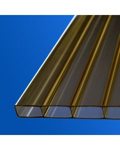 Komplettset mit Highlux® Acrylglas Stegplatten | 32/16 | bronze