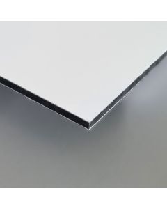 Alu-Verbundplatten ALUCOM® | Weiß - beidseitig matt | 3mm stark
