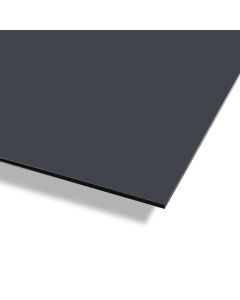 Aluminium-Verbundplatten ALUCOM® Design - Exterieur | Unifarbe Anthrazit | 6mm stark