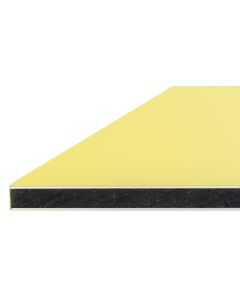 Alu-Verbundplatten ALUCOM® | Gelb - beidseitig matt | 3mm stark