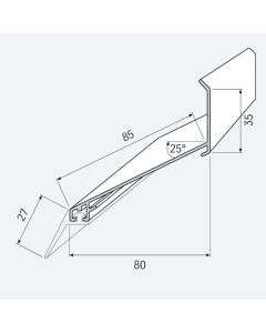 alwo® Wandanschluss-profil 35173