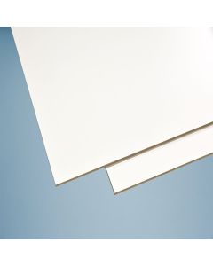 HPL-Platten von Crown | 6mm | B2 | 3050mm x 1300mm | Weiß (ähnlich: RAL9010) | DIN EN 438-4 