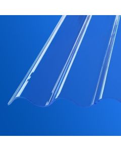 Dacheindeckung Komplettset | Acrylglas Wellplatten Highux® 76/18 | Glatt Farblos