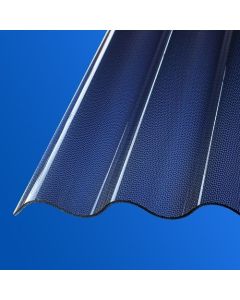 Dacheindeckung Komplettset | Acrylglas Wellplatten Highux® 76/18 | Perle Graphit