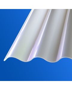 Dacheindeckung Komplettset | Acrylglas Wellplatten Highux® 76/18 | Sunstop Opal