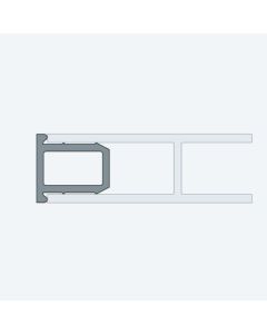 Kunststoffkammerprofil | für Stegplatten 16mm | 3500mm