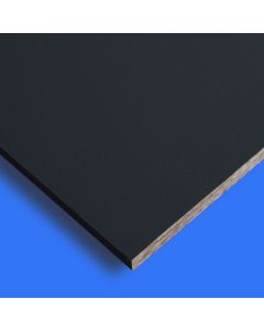 HPL-Schichtstoffplatten Uniplan | Schwarz-Grau - 8mm 