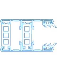 Wilkulux® Thermorandsystem für 25mm Stegplatten