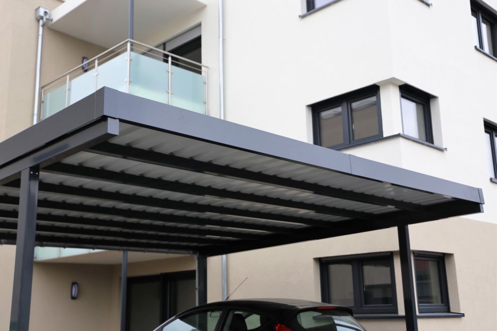 Carport-Dacheindeckung aus Metall