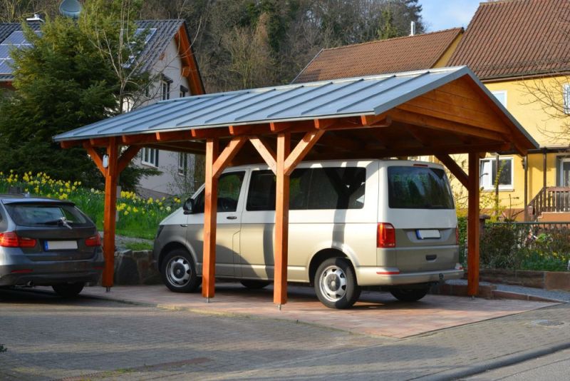 Carport mit Satteldach