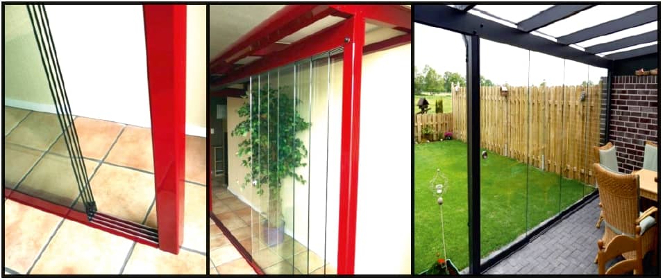 Glasschiebetürsystem Glasschiebetürsystem