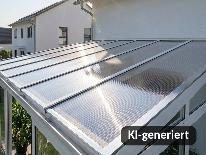 Wintergarten mit PLEXIGLAS Heatstop-Stegplatten